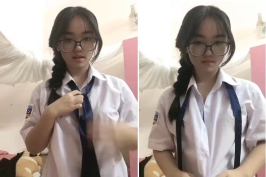 Mẫu clip sex của nữ sinh kính cận vô cùng nóng bỏng