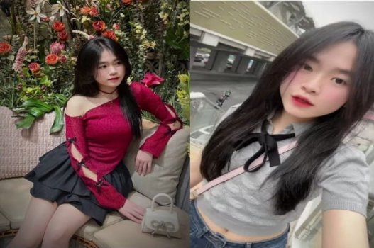 Em gái xinh tươi tỉa lông 