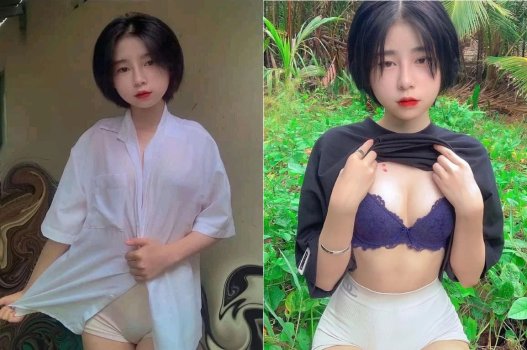 Em tóc ngắn BJ cưỡi cưỡi rên rên á á