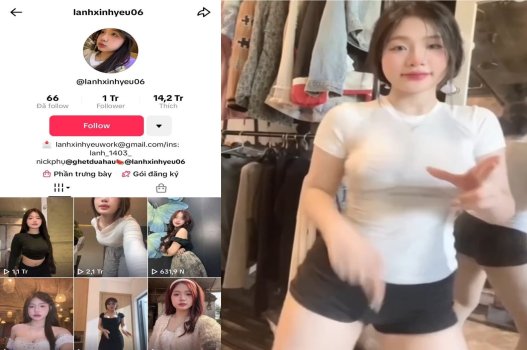 Video XXX của TikToker Lanhxinhyeu khoe body nóng bỏng và siêu giỏi với kỹ năng BJ