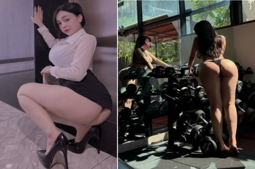 Gymer đùi căng với cậu to