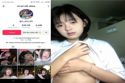 Những hình ảnh lộ clip sex của Ngọc Nhi với cặp hàng ngon