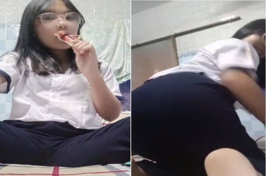 Nữ sinh hư hỏng thích phải bị đánh vào mông