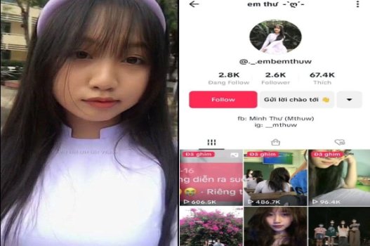 Clip sex của nữ sinh Thư sau khi nổi tiếng trên TikTok
